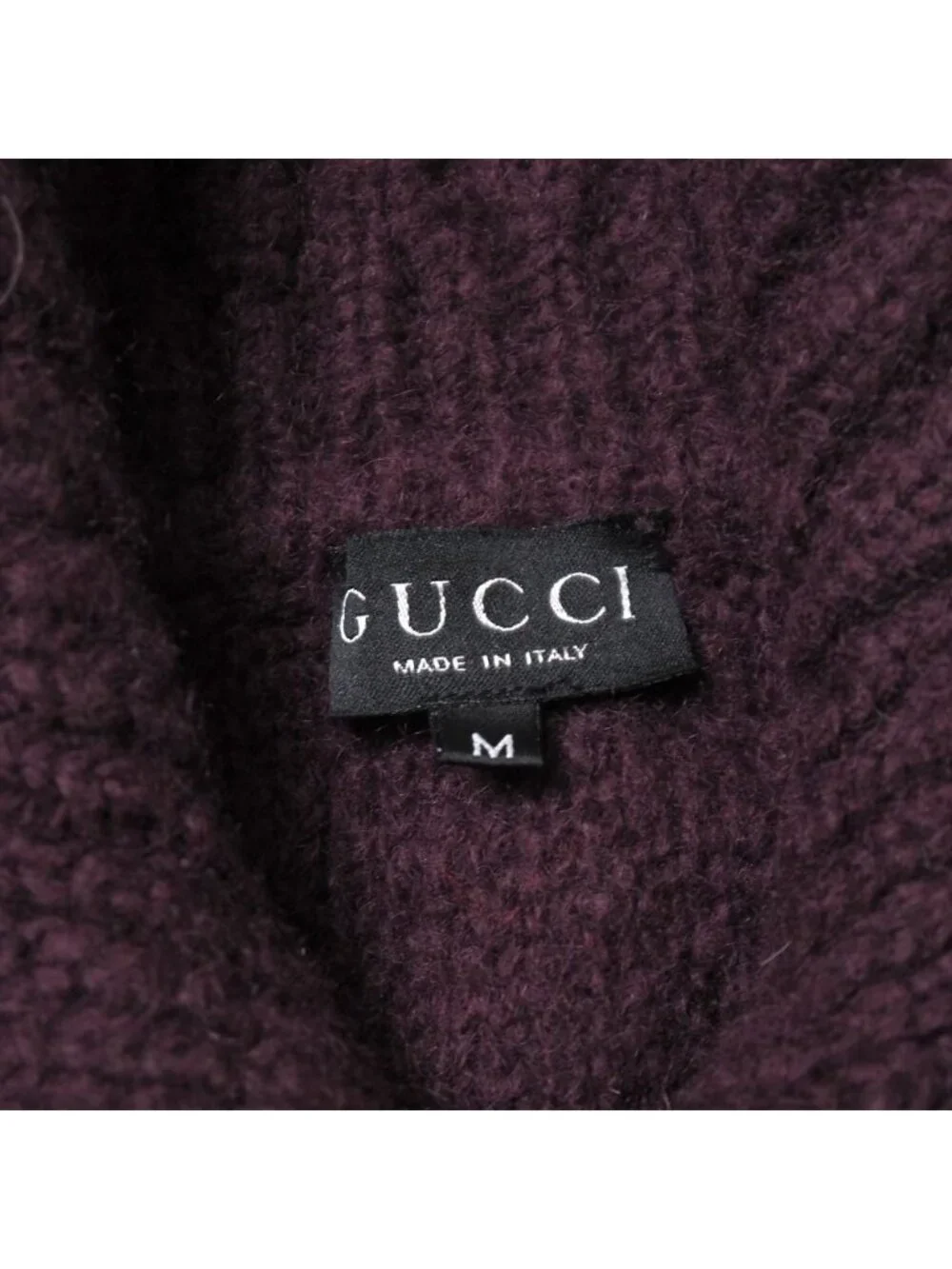 Gucci Vintage Knit Belted Long Cardigan Coat Mohair Blend